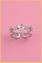 Heliophilia Silver Anillo de Plata con Circonita